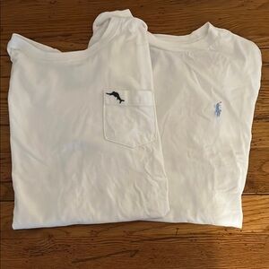 Set of 2 Boys T-shirts Polo by Ralph Lauren and Tommy Bahama